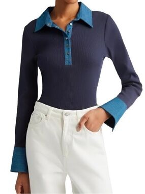 Truth Denim and Knit Top